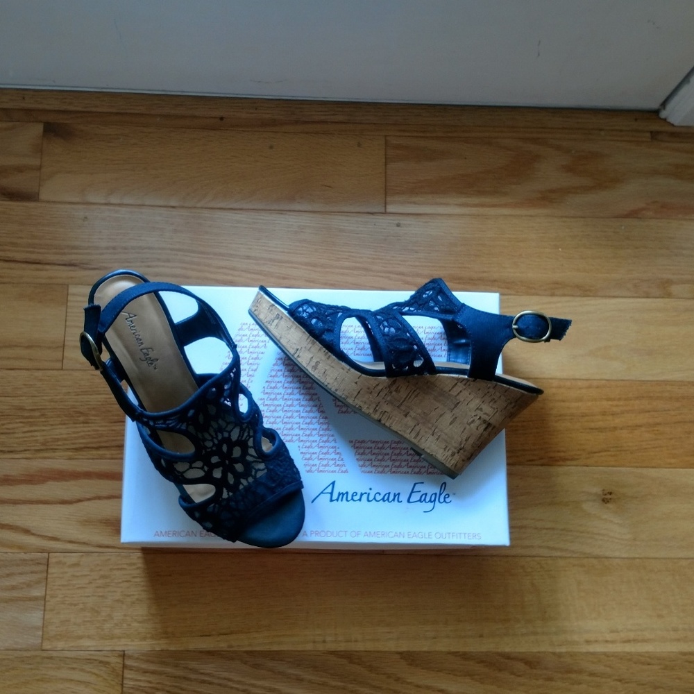 Lacey black shoes by American Eagle